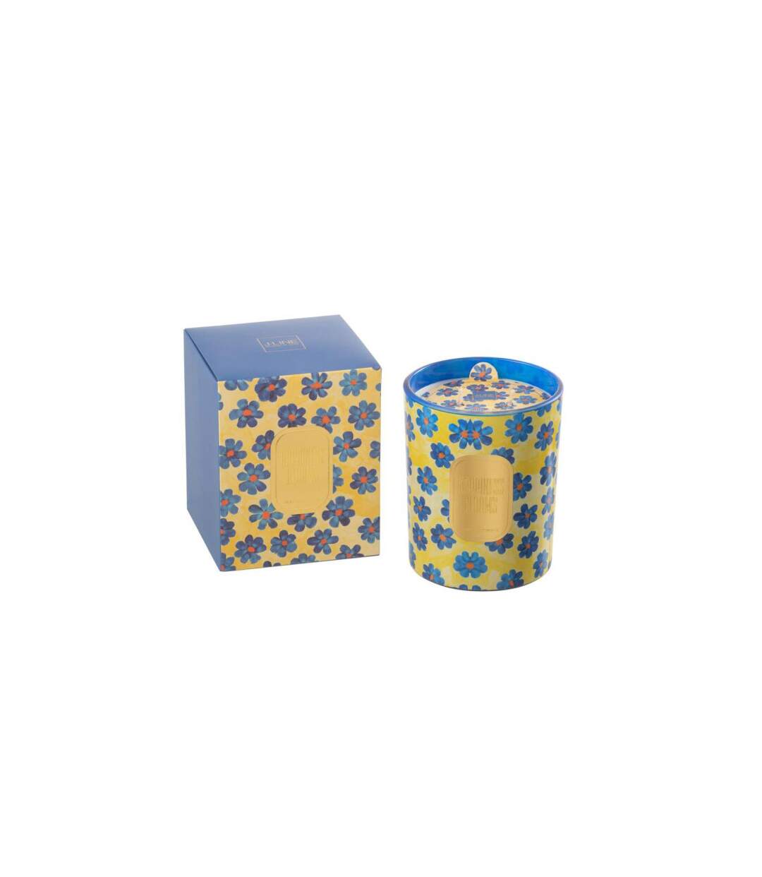 Bougie Parfumée Happiness Blooms 13cm White Musk Violet-2
