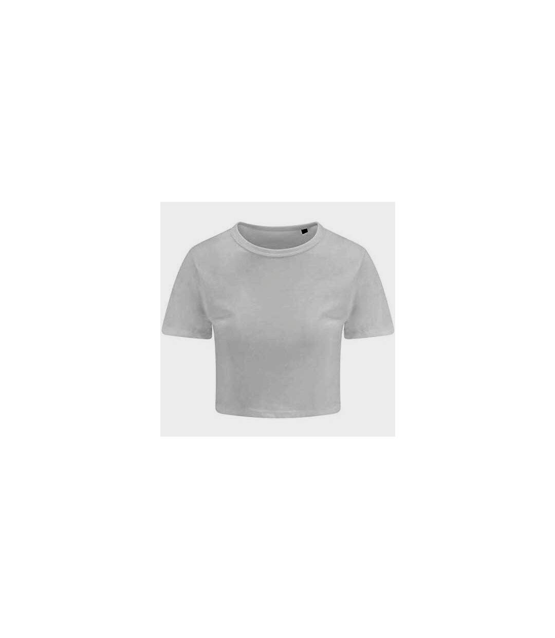 T-shirt court femme blanc AWDis-1