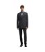 Chemise Habillée Motif/style Géométrique Homme Gris Boss-4