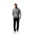 Mens Rich Cotton Roll Neck Jumper Light Grey Burton-3