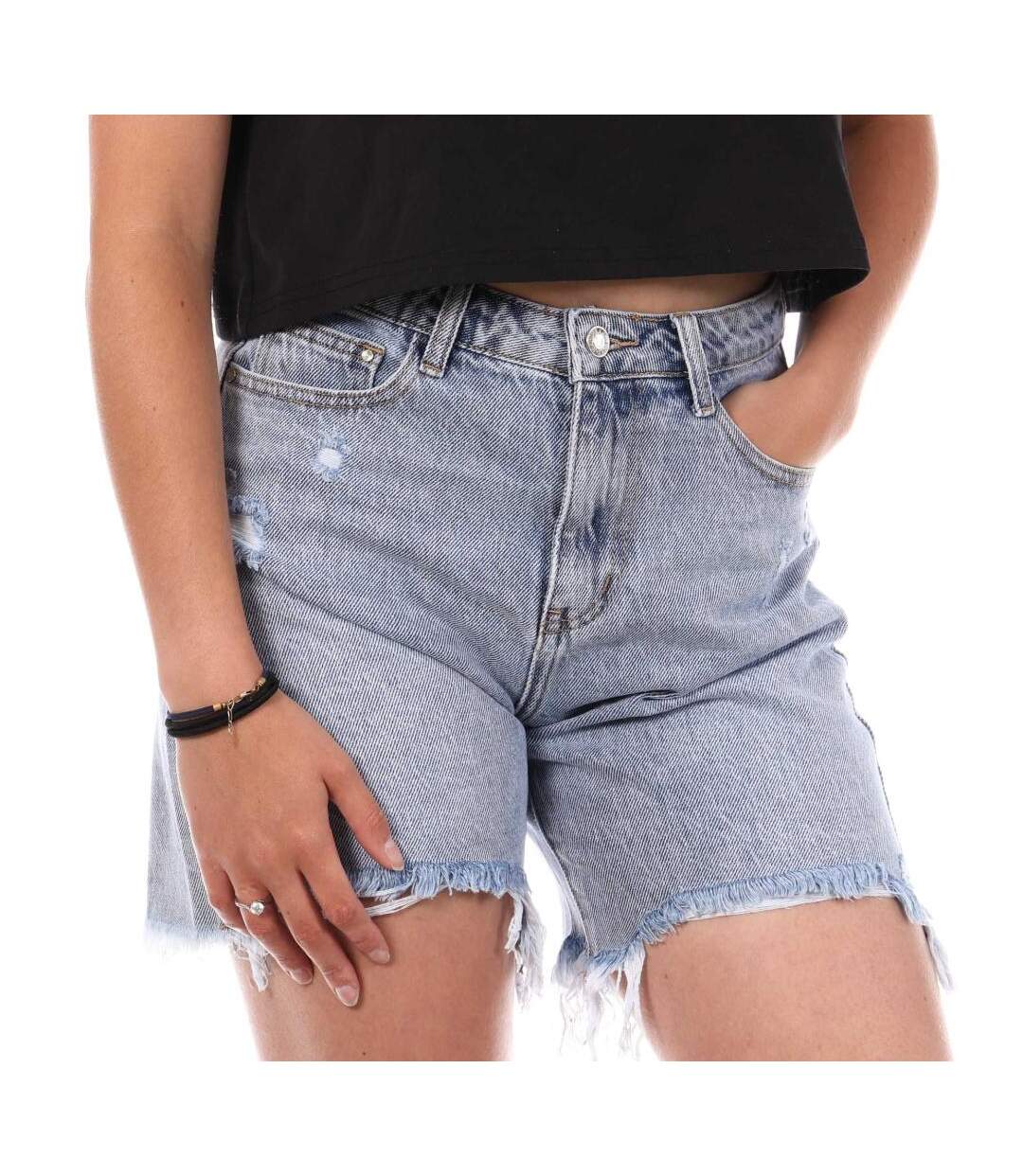 Short bleu femme monday premium lbl - l-1
