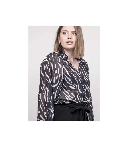 Blouse imprimée zébrée ONORINA - Dona X Lisa