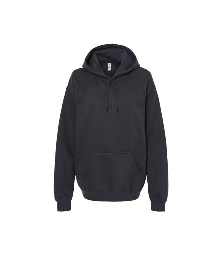 Unisex Adult Softstyle Fleece Midweight Hoodie Black Gildan