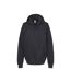 Unisex Adult Softstyle Fleece Midweight Hoodie Black Gildan-1