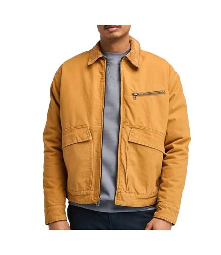 Veste camel homme timberland washed canvas insulated