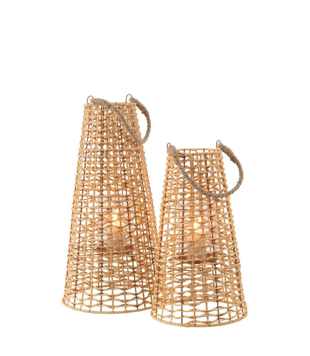 Lanterne en Rotin Anais 55cm Naturel-5