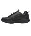 Womens/ladies Elite Status Leather Trainers Black Skechers-2