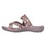 Womens/ladies Reggae Zig Zag Sandals Multicoloured Pink Skechers-3
