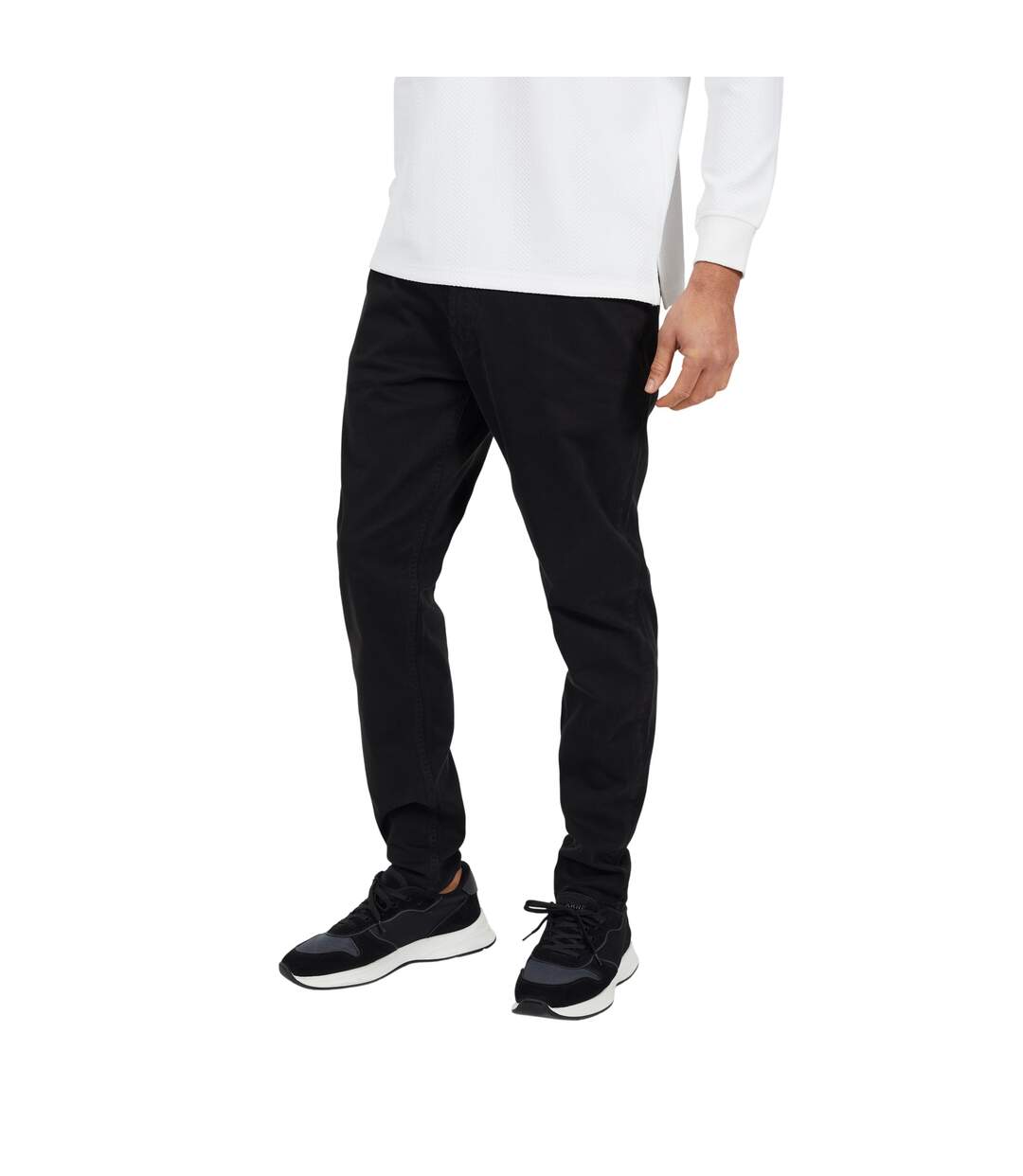 Chino Homme Noir Brave Soul-2