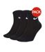 Lot De 3  Socquettes Everyday Adulte Noir Nike-1