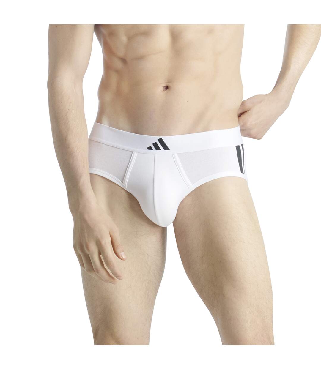 Lot de 2 slips homme Active Flex Cotton 3 Stripes Adidas Sport-1