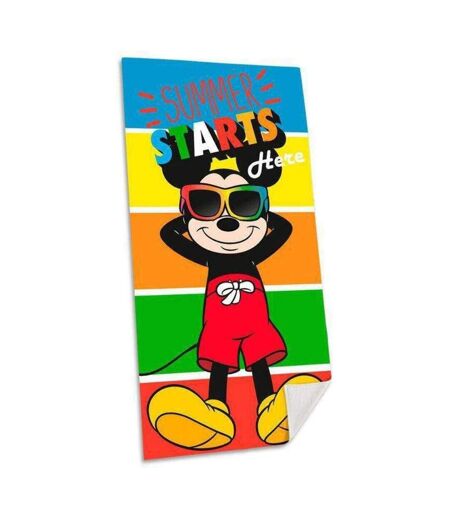 Serviette jaune mixte sport zone mickey 70x140cm