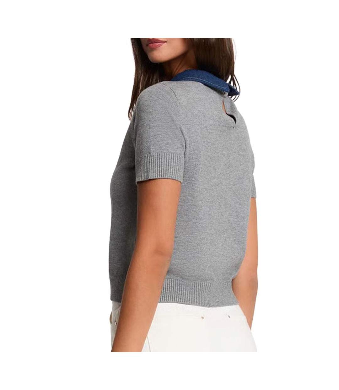 Polo gris femme morgan mjano-2