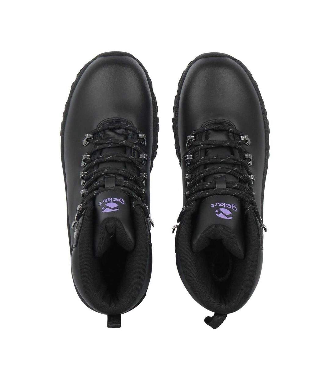 Chaussures Montantes De Marche Femme Noir Gelert-4