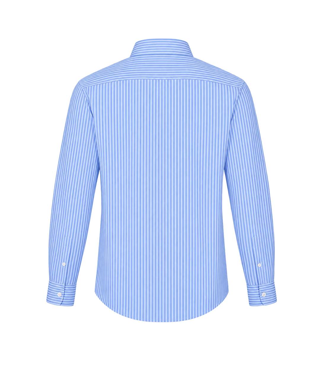Chemise Motif/style Rayure Verticale Homme Bleu Pastel Boss-2