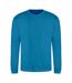 Sweatshirt unisexe bleu saphir Awdis