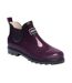 Bottines de pluie harper femme violet foncé/gris anthracite Regatta