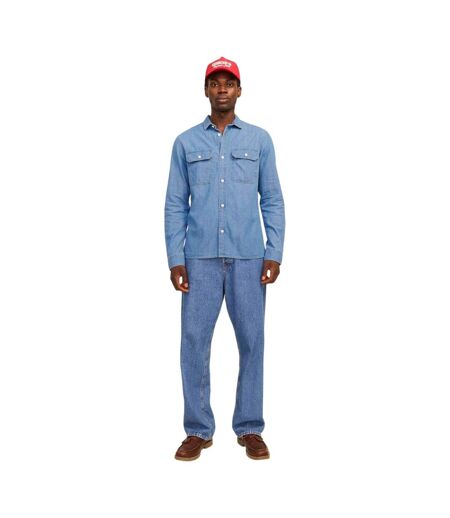 Chemise Homme Bleu Denim Clair Jack And Jones