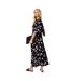 Womens/ladies Archive Midi Dress Multicoloured Biba-3
