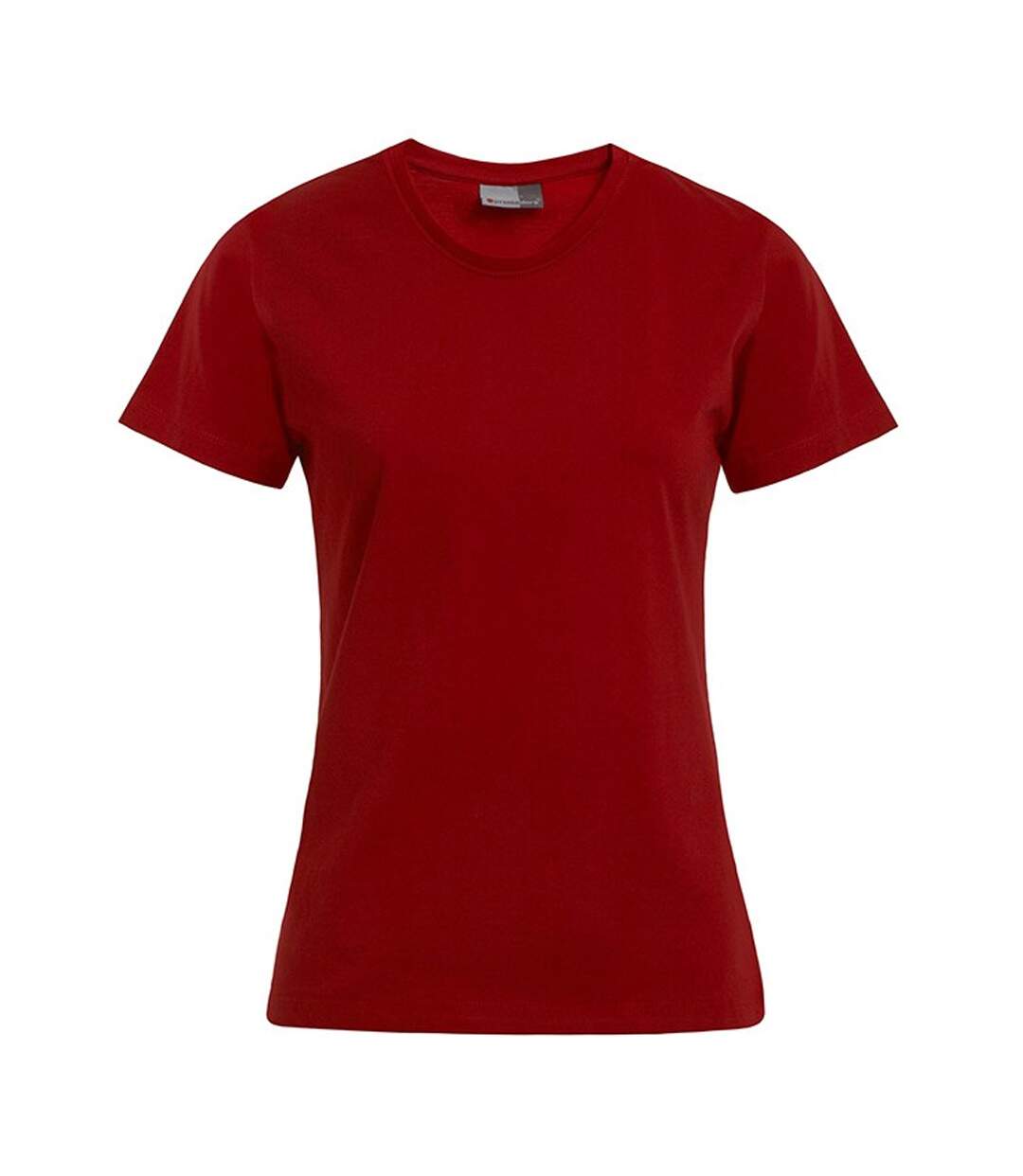 T-shirt Premium Femme Rouge Feu Promodoro-1