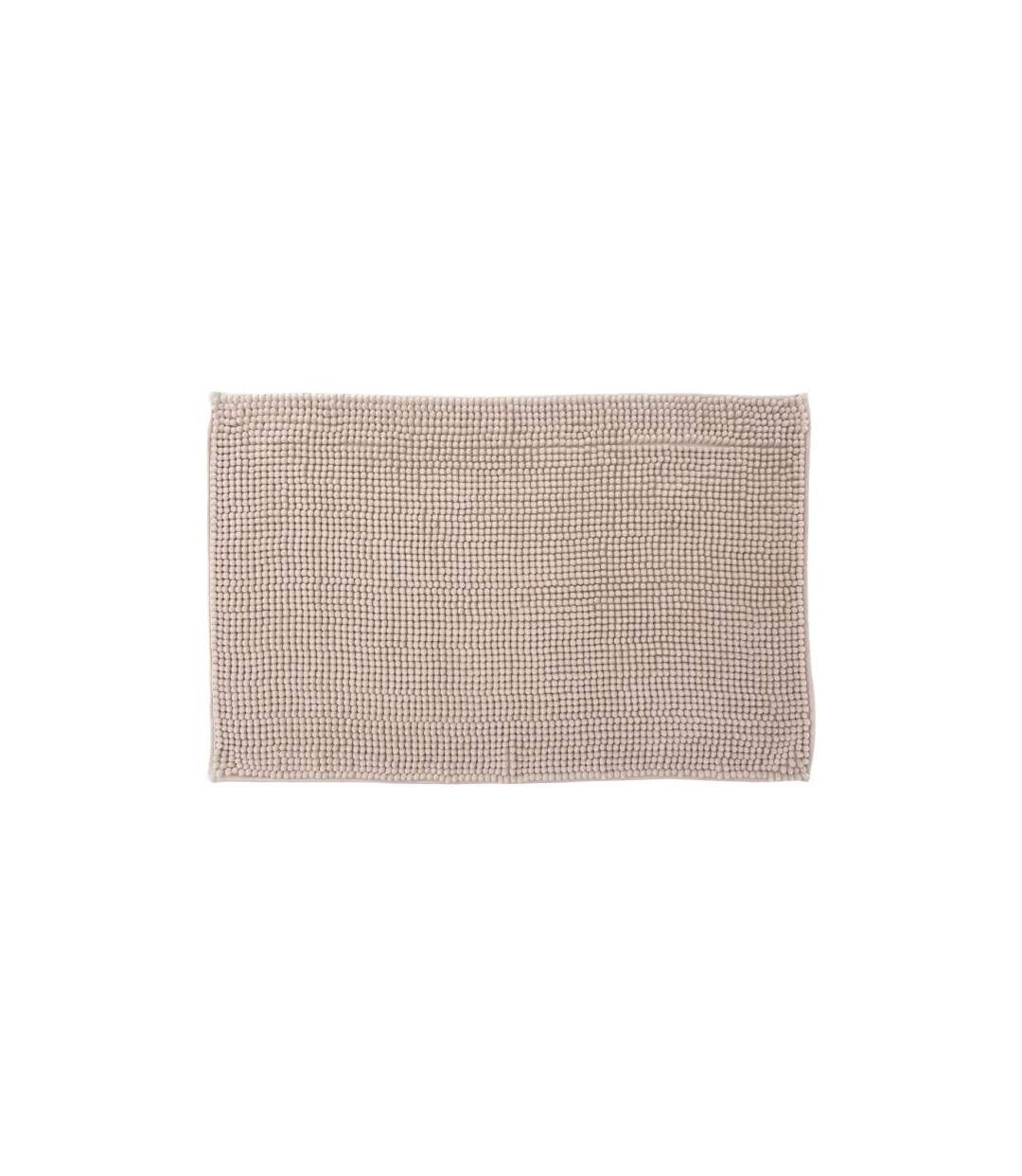 Tapis de Salle de Bain Chenille 50x80cm Beige-1