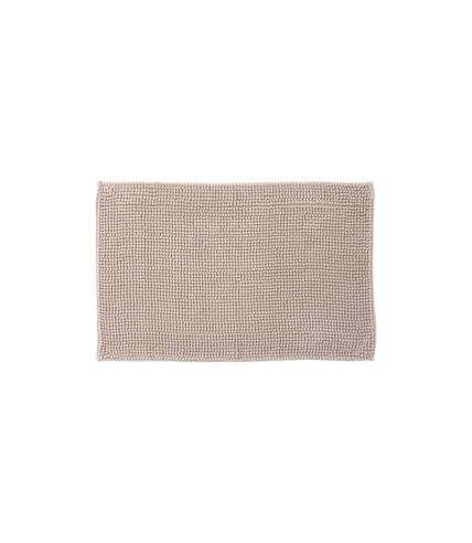 Tapis de Salle de Bain Chenille 50x80cm Beige