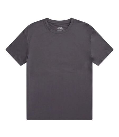 Womens/ladies Sarah Short-sleeved Active T-shirt Charcoal Animal