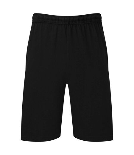 Fruit of the Loom Mens Iconic 195 Jersey Shorts (Black) - UTPC6241