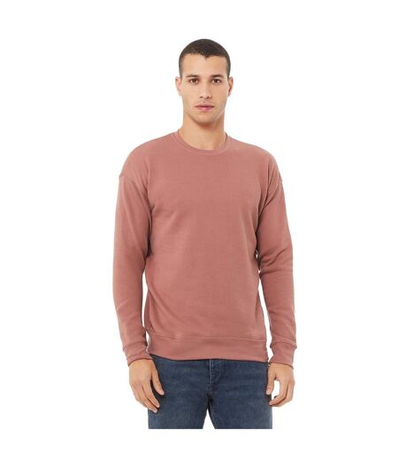 Bella + Canvas Adults Unisex Drop Shoulder Sweatshirt (Mauve) - UTPC3872