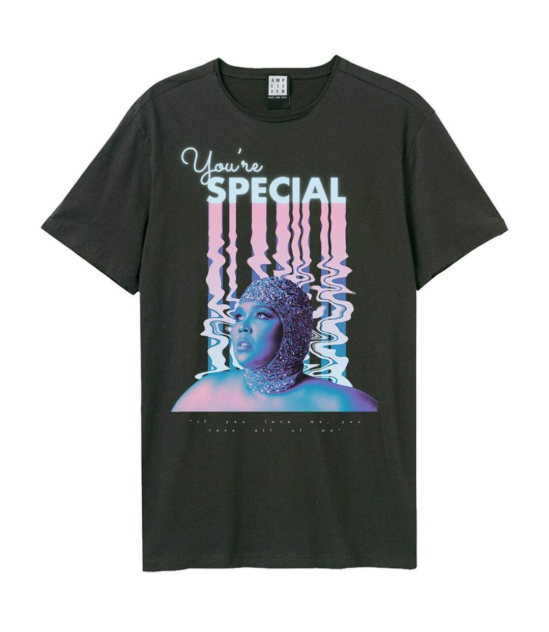 Unisex Adult You´re Special Lizzo T-shirt Charcoal Amplified-1