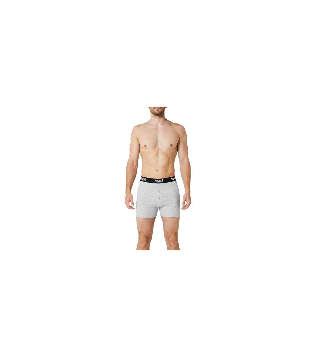 Boxers Homme Gris Lonsdale-1