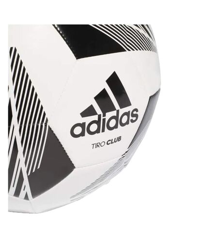 Ballon de foot tiro club taille 4 blanc / noir Adidas