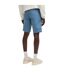 Mens Slim Chino Shorts Blue Boss-3