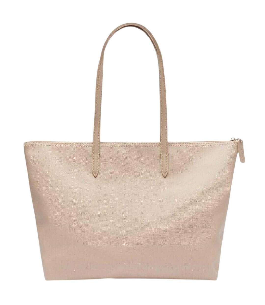 Tote Bag Motif/style Grand Femme Taille Unique Taupe Lacoste-2