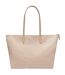 Tote Bag Motif/style Grand Femme Taille Unique Taupe Lacoste-2