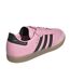 Womens/ladies Messi Leather Trainers Pink Black Gum Adidas-2