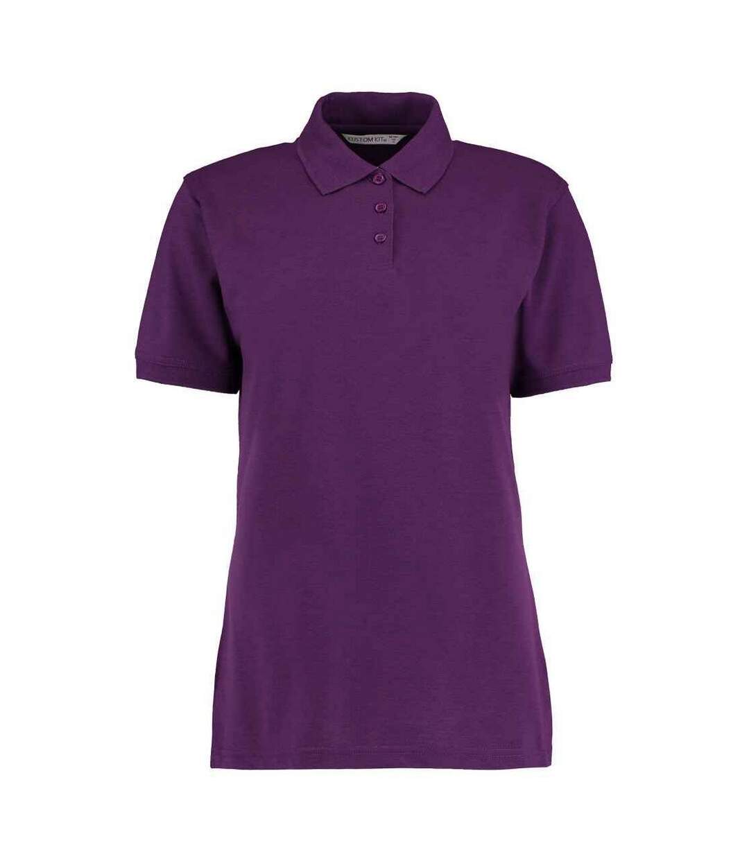 Polo Klassic Femme Violet Foncé Kustom Kit-1