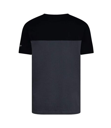 Mens Castlebay Short-sleeved T-shirt Slate Crosshatch