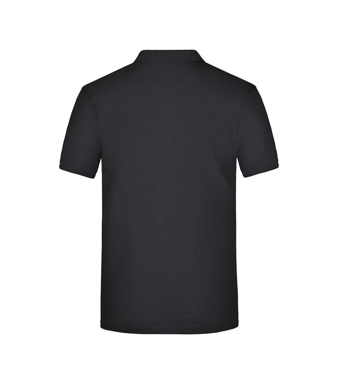 Polo Motif/style Uni Homme Noir Blanc James And Nicholson-2