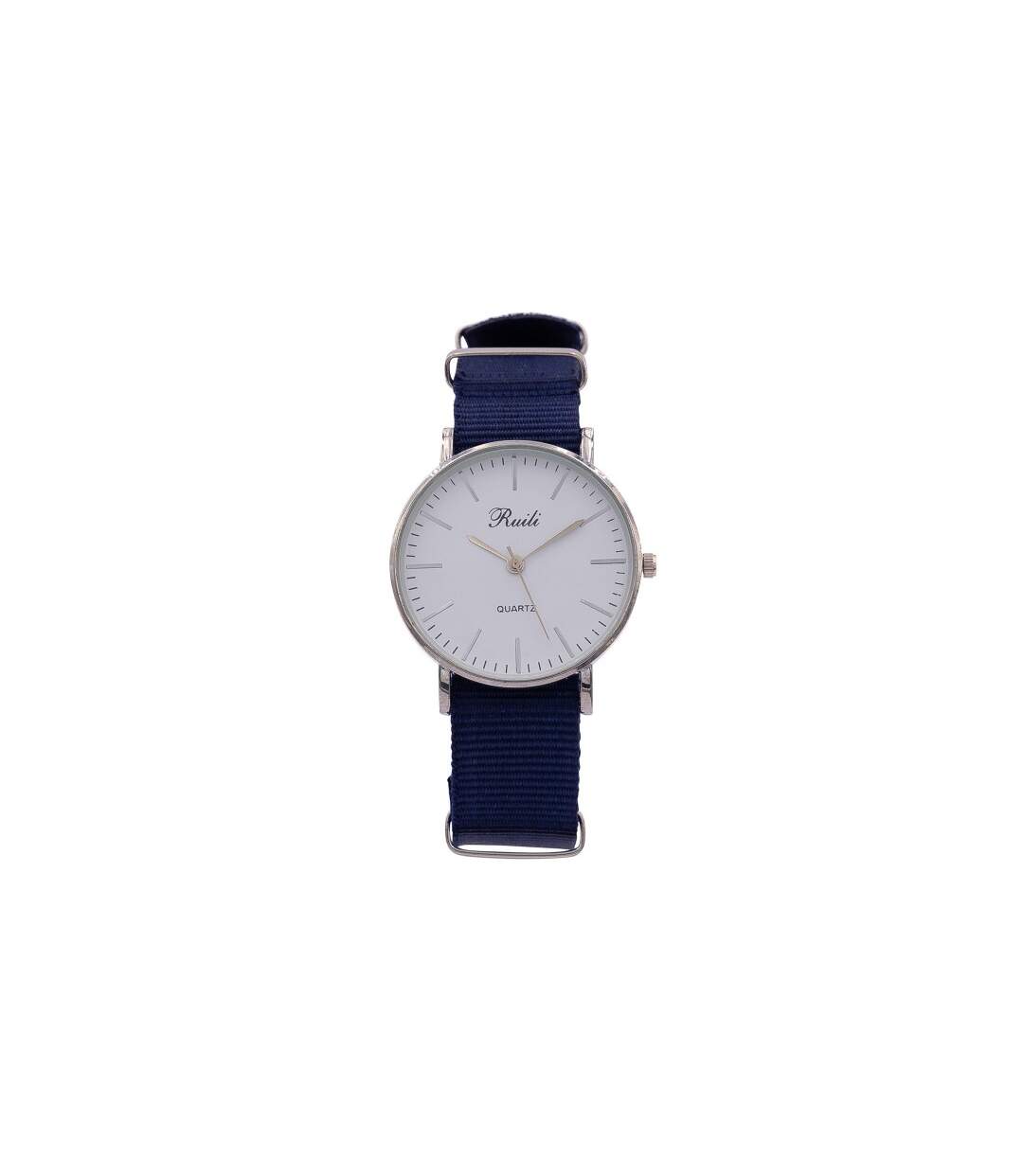 Elégante Montre Homme Tissu Bleu CHTIME