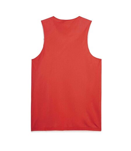 Mens Hoops Team Reversible Performance Basketball Jersey Red Puma