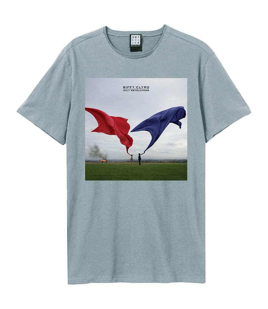 Unisex Adult Only Revolutions Biffy Clyro T-shirt Strange Blue Amplified-1