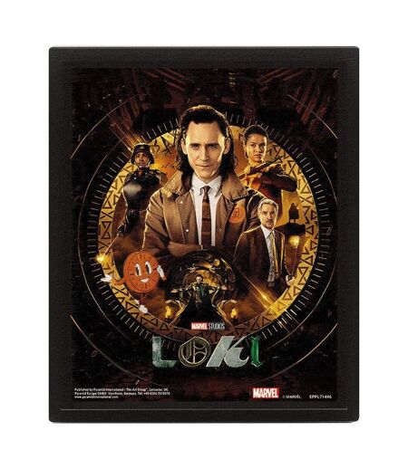 Loki - Poster encadré GLORIOUS PURPOSE (Noir / Doré) (10 cm x 8 cm) - UTPM4410