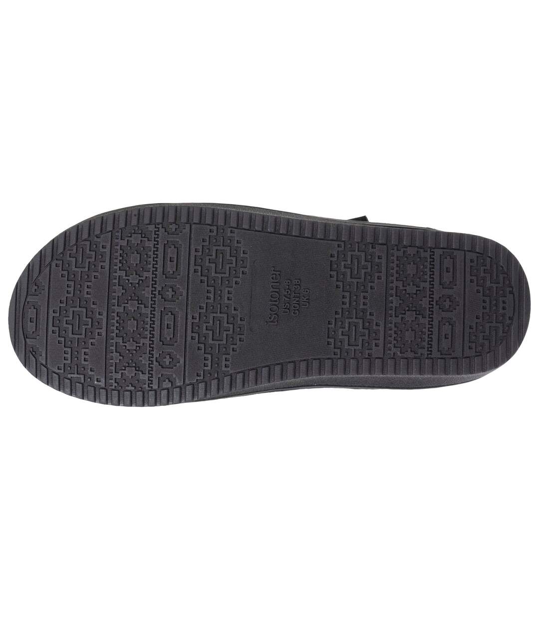 Isotoner Chaussons Mules femme à talon compensé de 3,5 cm, très confortables-4