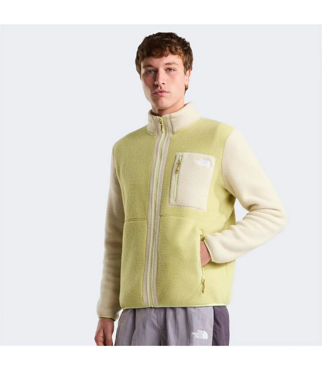 Veste Polaire Yumiori Homme Beige Gris The North Face-3
