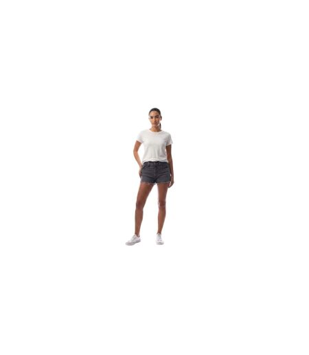Womens/ladies 501 Original Jean Shorts Charcoal Grey Levis