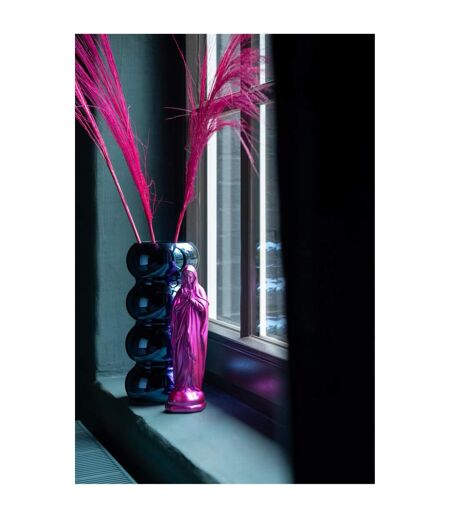 Vase Design Chenille Cléa 30cm Bleu