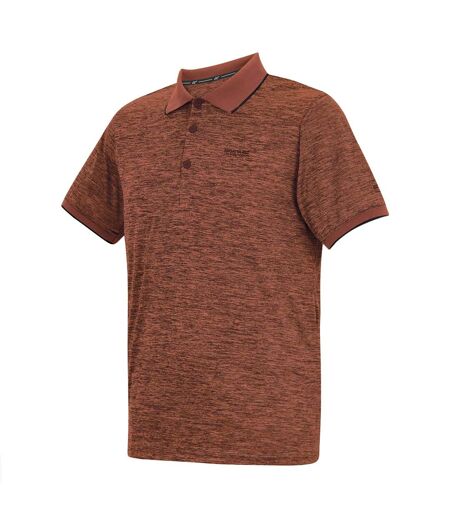 Polo Chiné Manches Courtes Remex Homme Brique Regatta