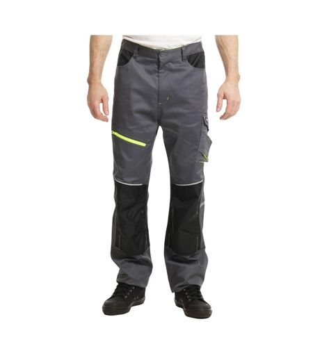 Pantalon à poches homme gris / noir Lee Cooper