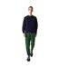 Mens Embroidered Logo Fleece Crew Neck Sweatshirt Navy Lacoste-2